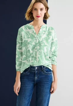 Leinen-Baumwolle-Mix Bluse