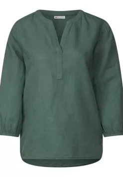 Leinen-Baumwolle-Mix Bluse