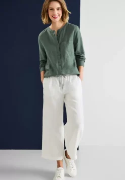 Leinen-Baumwolle-Mix Bluse