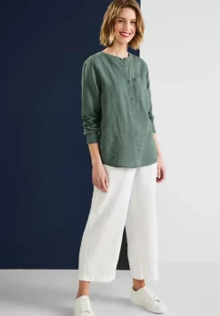 Leinen-Baumwolle-Mix Bluse