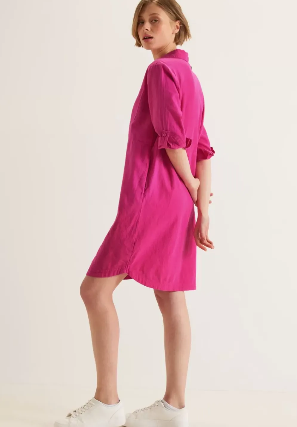 Leinen-Baumwolle-Mix Kleid