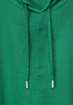 Leinenbluse Im Materialmix