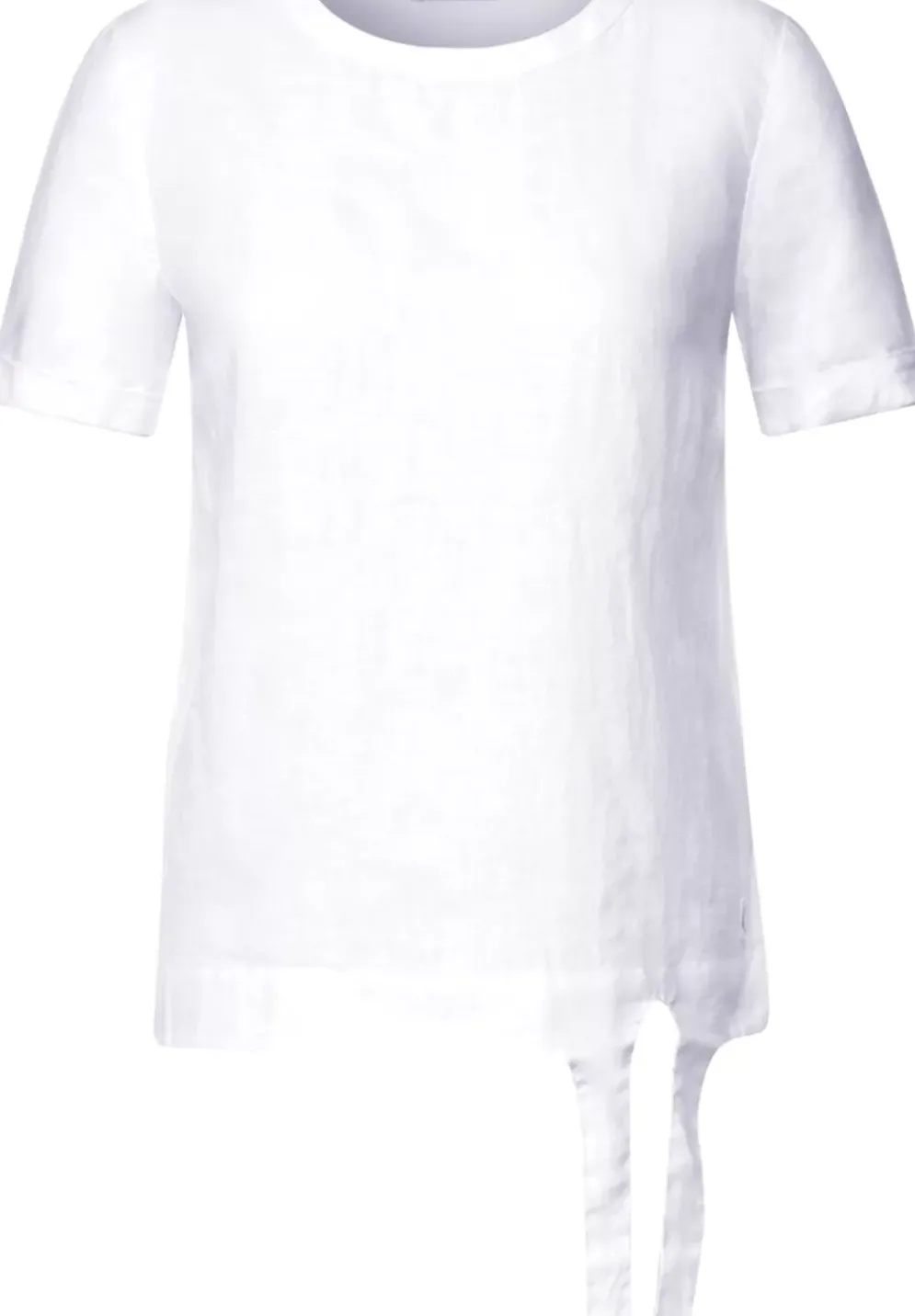 Leinenbluse Im Materialmix