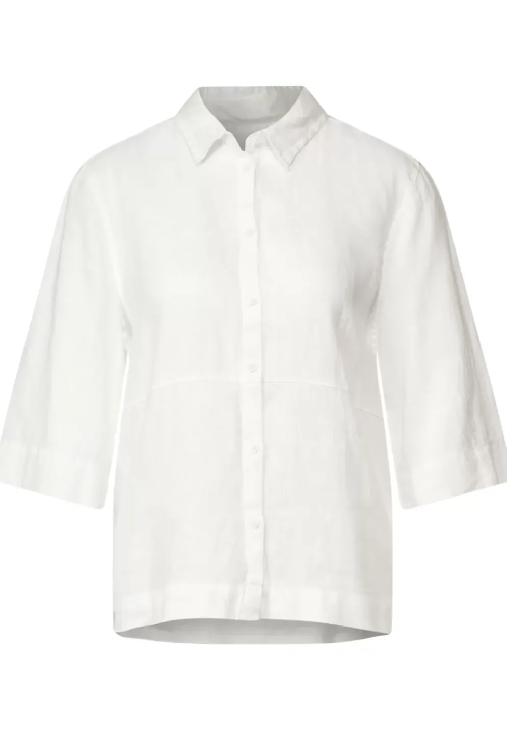 Leinenbluse Mit Hemdkragen