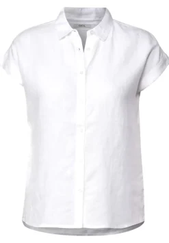 Leinenbluse Mit Knopfleiste