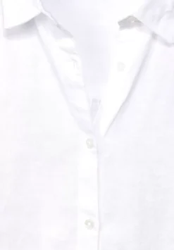 Leinenbluse Mit Knopfleiste