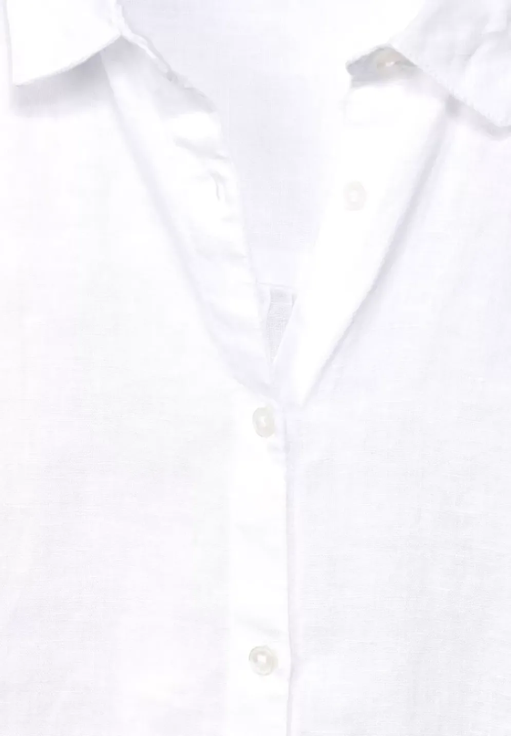 Leinenbluse Mit Knopfleiste