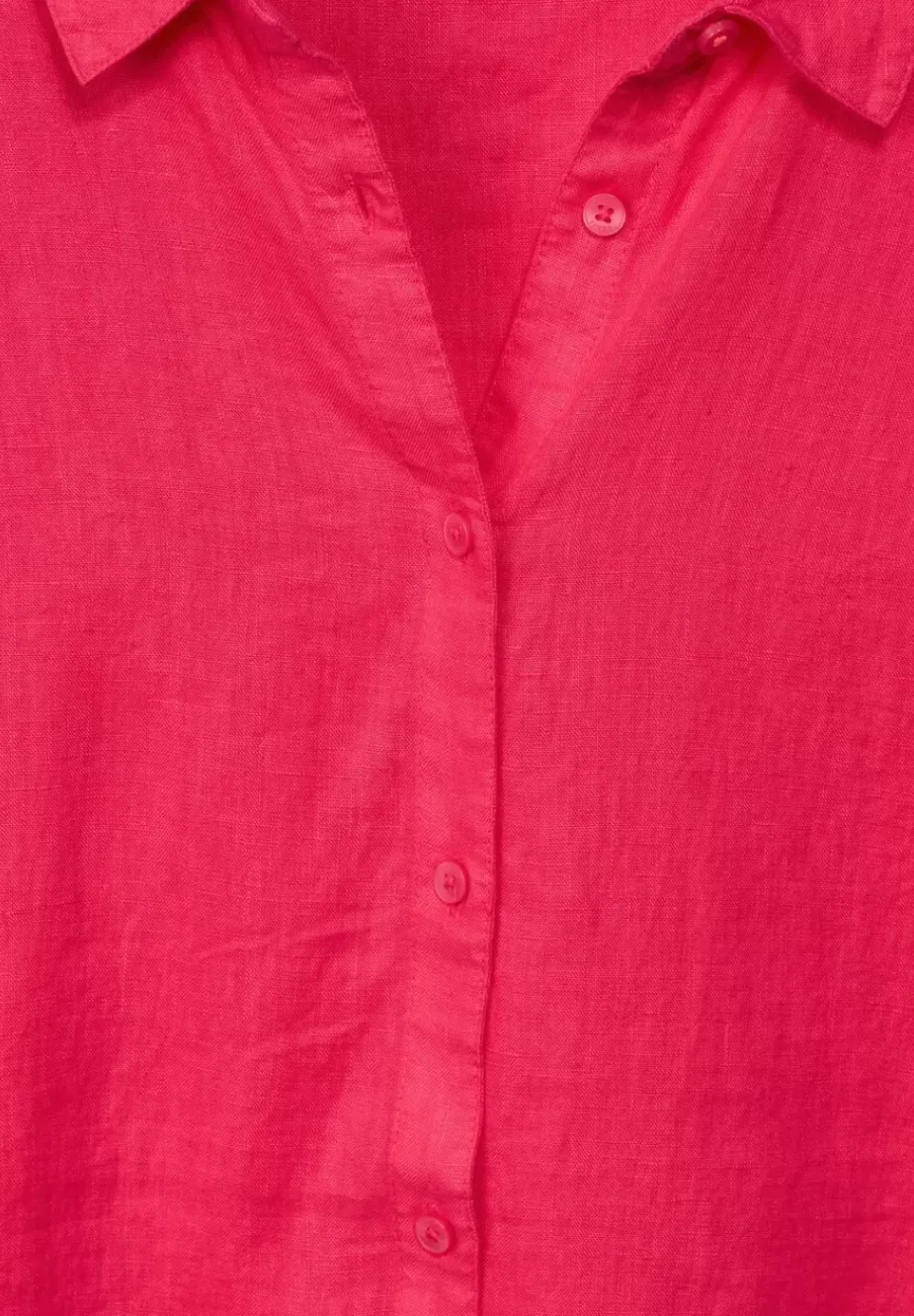 Leinenbluse Mit Knopfleiste