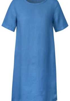 Leinenkleid In Unifarbe