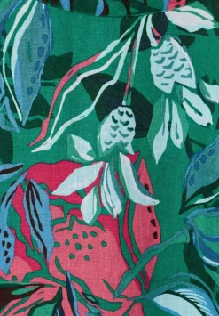 Leinenkleid Mit Blumenprint