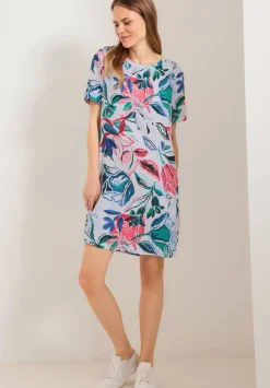 Leinenkleid Mit Blumenprint