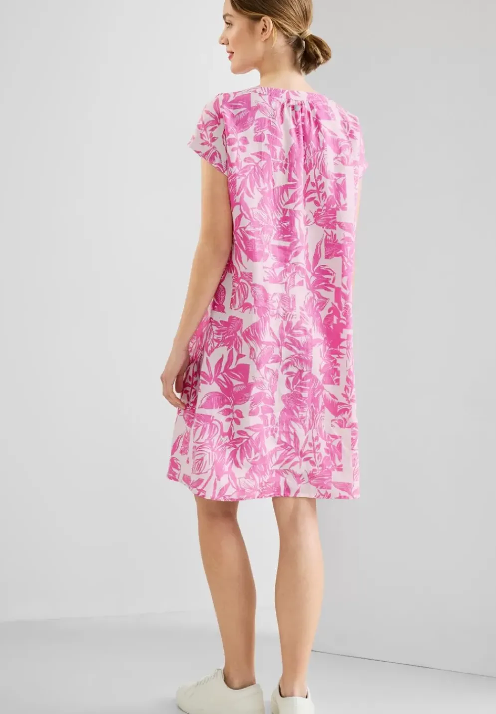 Leinenkleid Mit Print