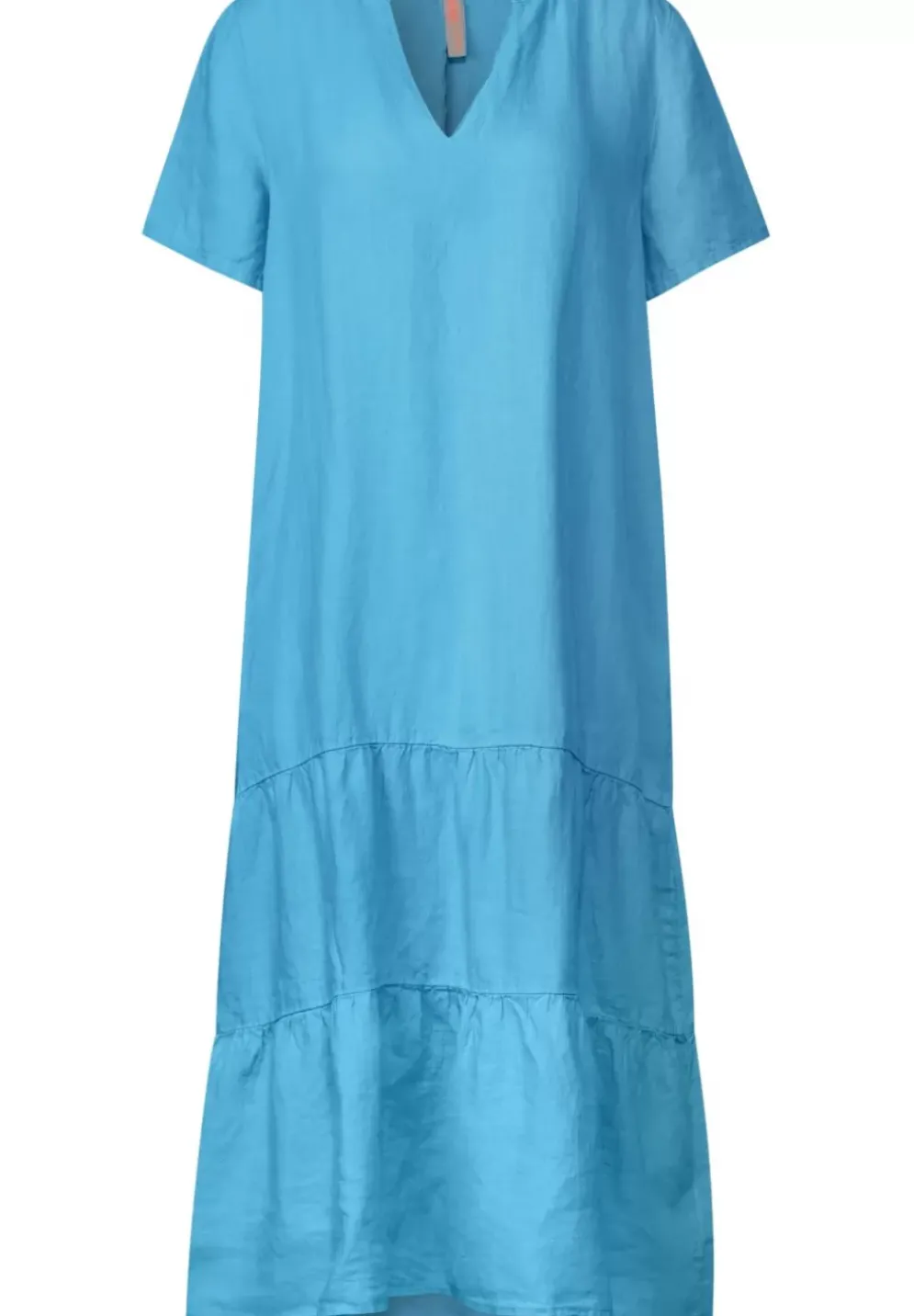 Leinenkleid Mit Volants