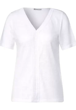 Leinenlook T-Shirt