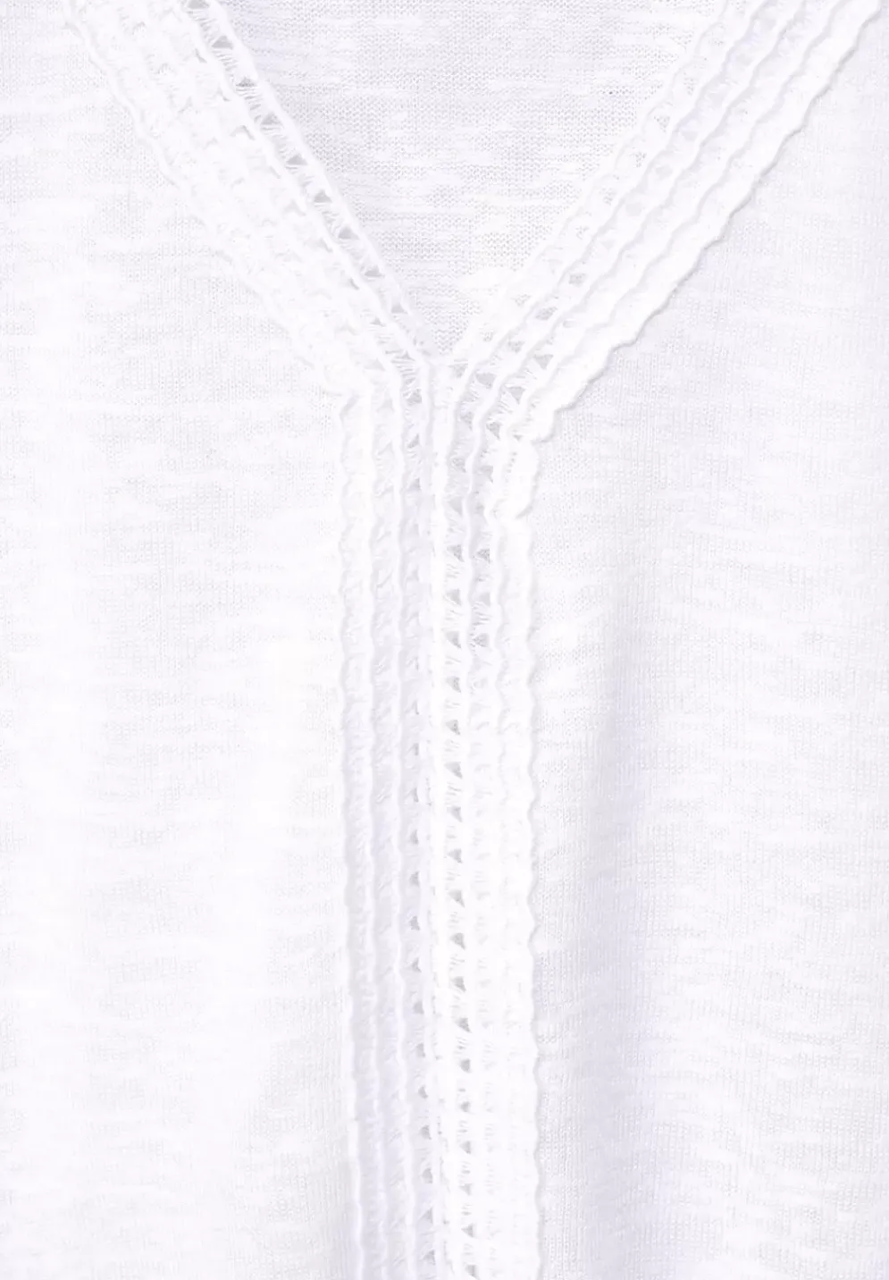 Leinenlook T-Shirt