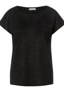 Leinenlook T-Shirt