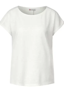 Leinenlook T-Shirt
