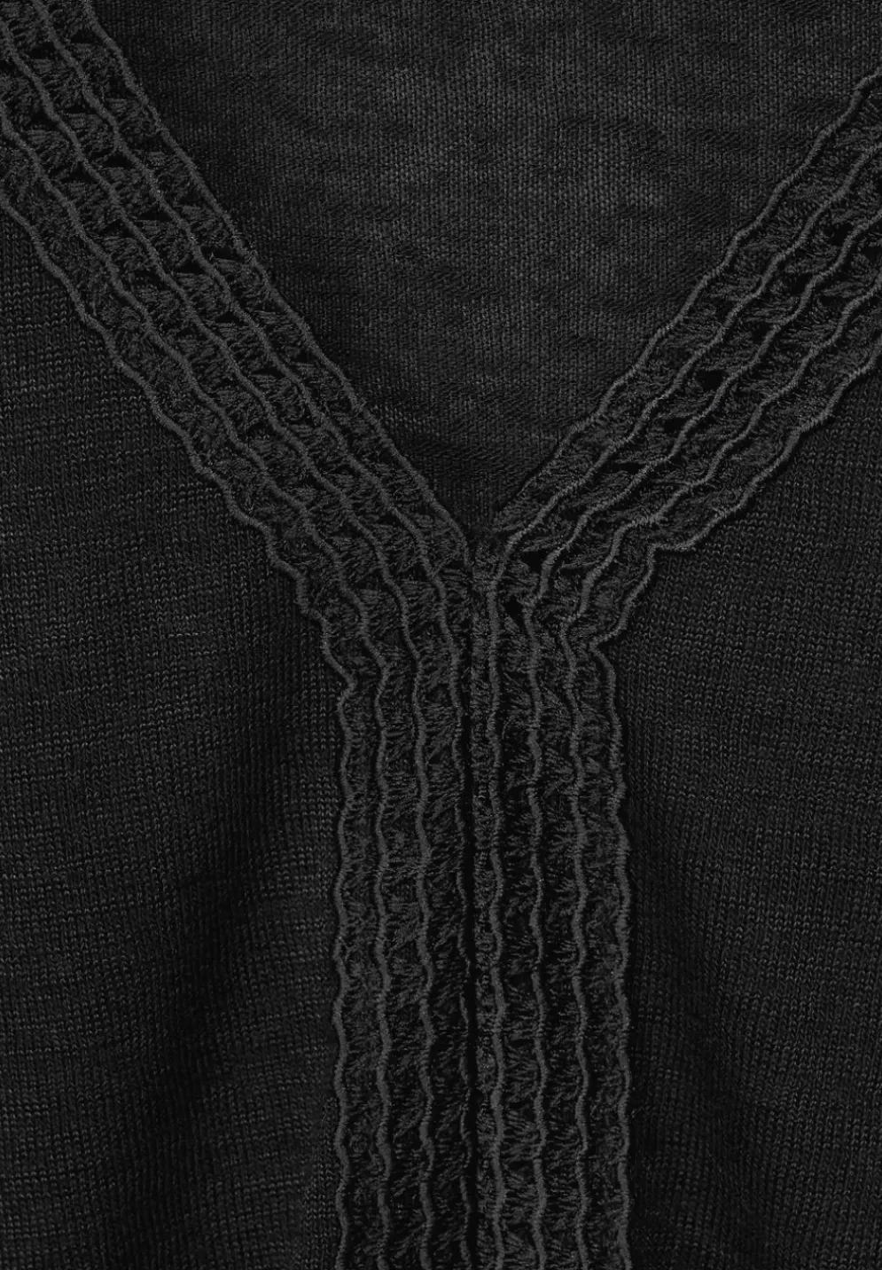 Leinenlook T-Shirt