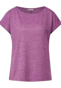 Leinenlook T-Shirt
