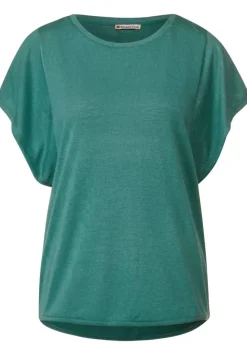Leinenlook Volant Shirt