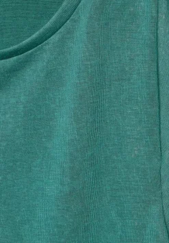 Leinenlook Volant Shirt