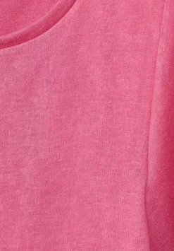 Leinenlook Volant Shirt