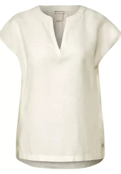 Leinenmix Blusenshirt