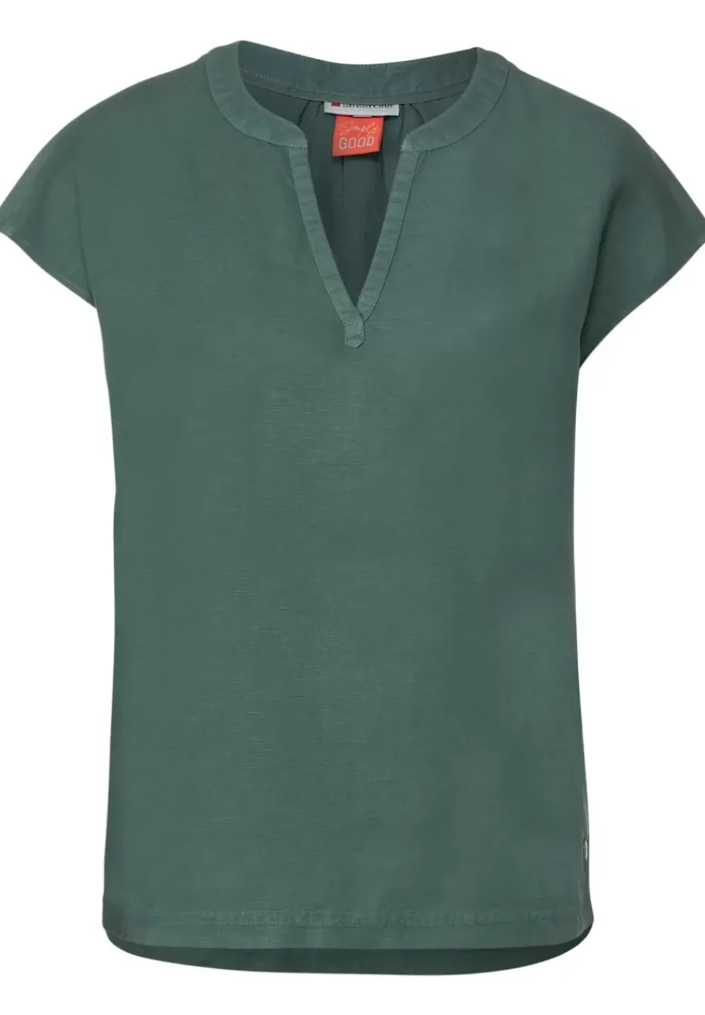 Leinenmix Blusenshirt