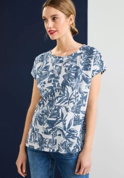 Leinenmix Blusenshirt