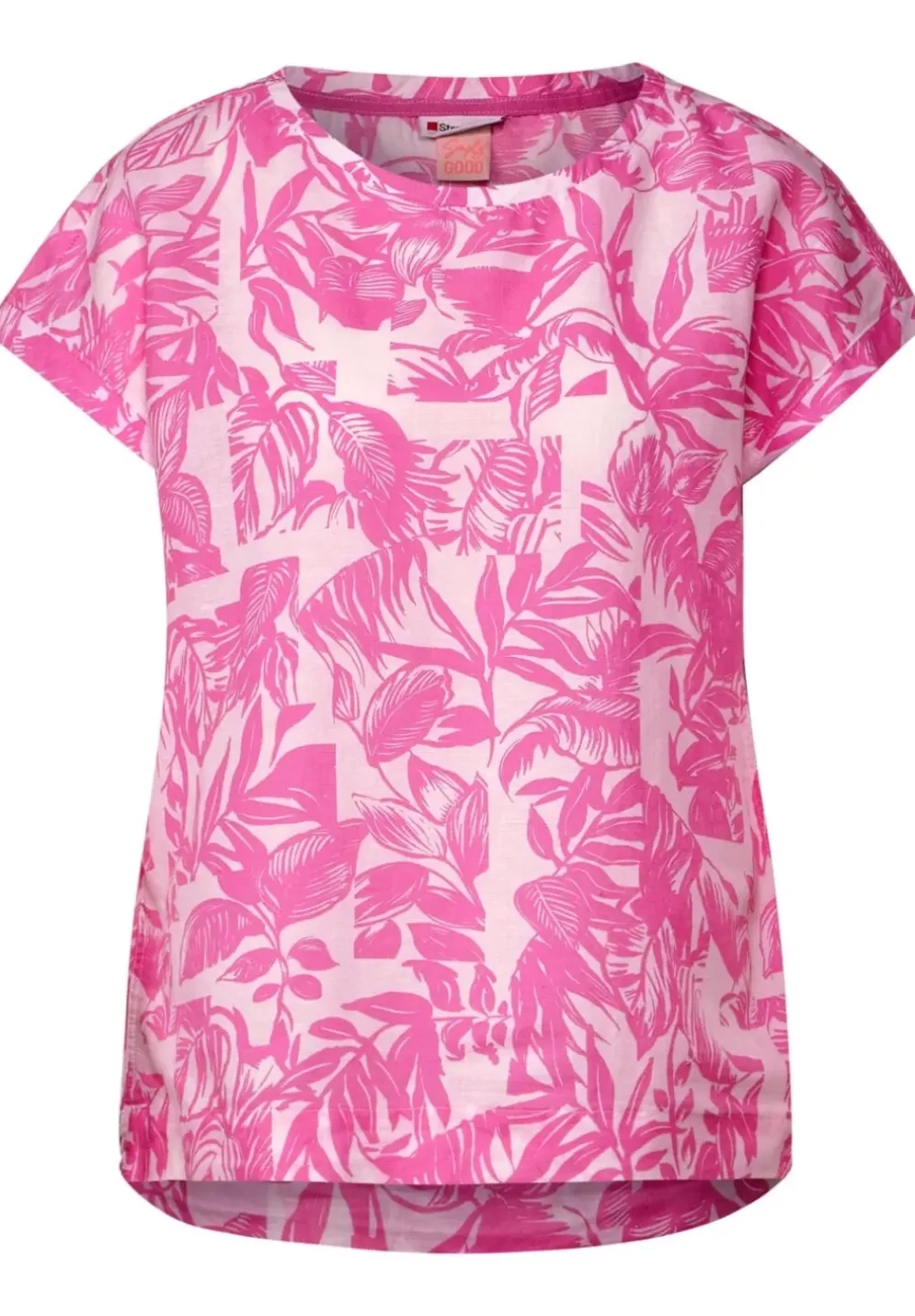 Leinenmix Blusenshirt
