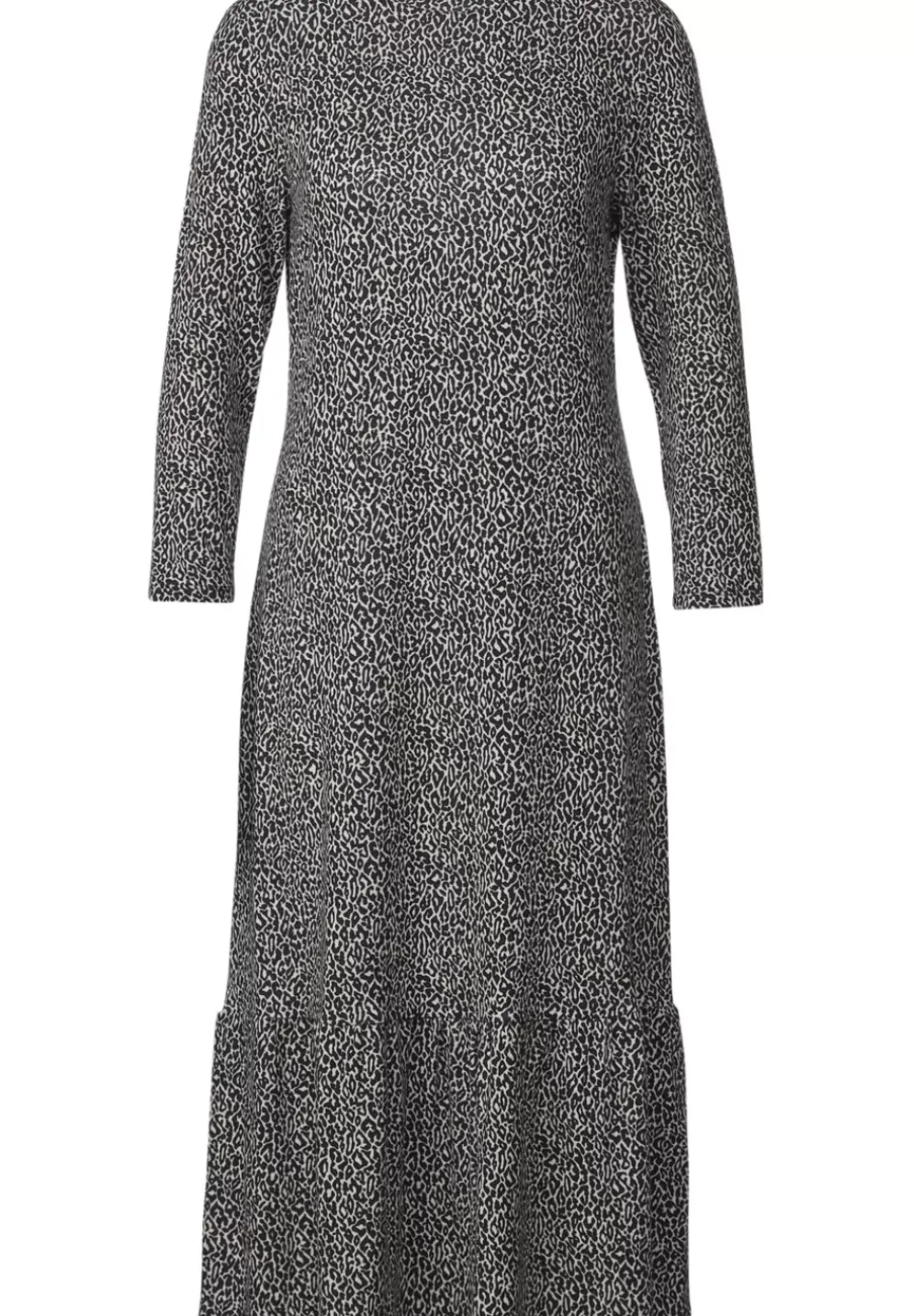Leo Printkleid Mit Volants