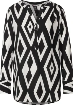 Long Bluse Mit Print