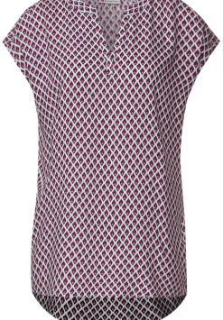 Long Blusenshirt Mit Print
