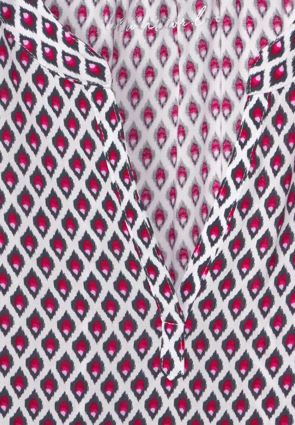 Long Blusenshirt Mit Print