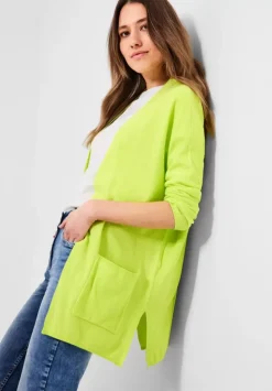 Long Cardigan Mit Taschen