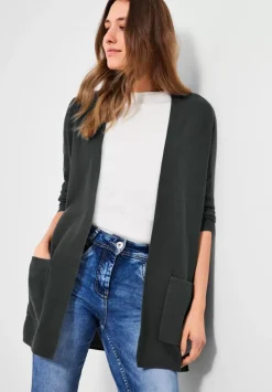 Long Cardigan Mit Taschen