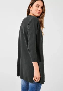 Long Cardigan Mit Taschen