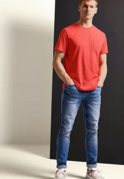 Long T-Shirt Mit Brusttasche