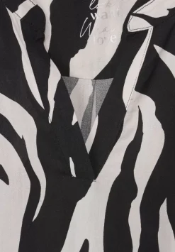 Long Zebra Blusentop