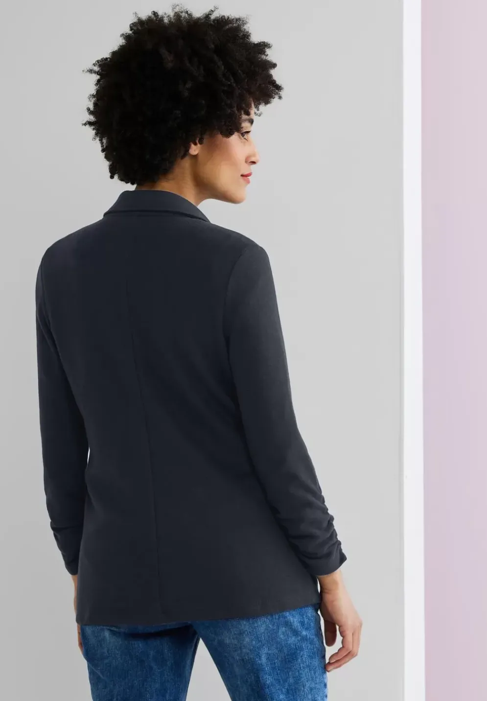 Longblazer Mit Raffung