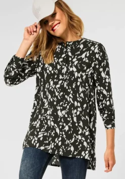 Longbluse Mit Allover Print