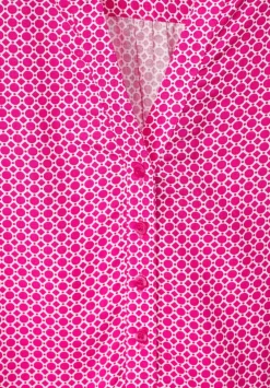 Longbluse Mit Allover Print
