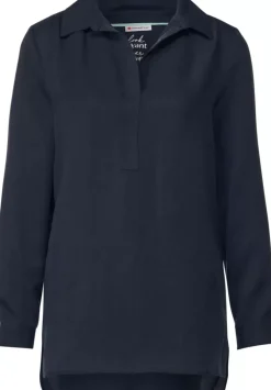 Longbluse Mit Hemdkragen
