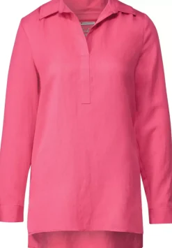 Longbluse Mit Hemdkragen