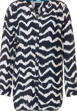 Longbluse Mit Knopfleiste