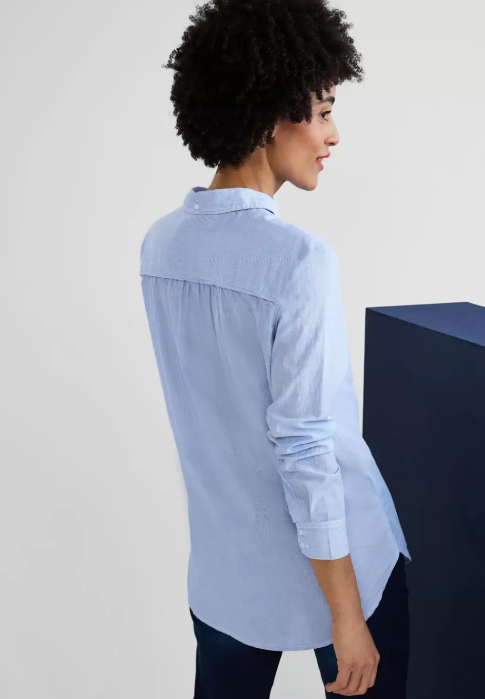 Longbluse Mit Knopfleiste