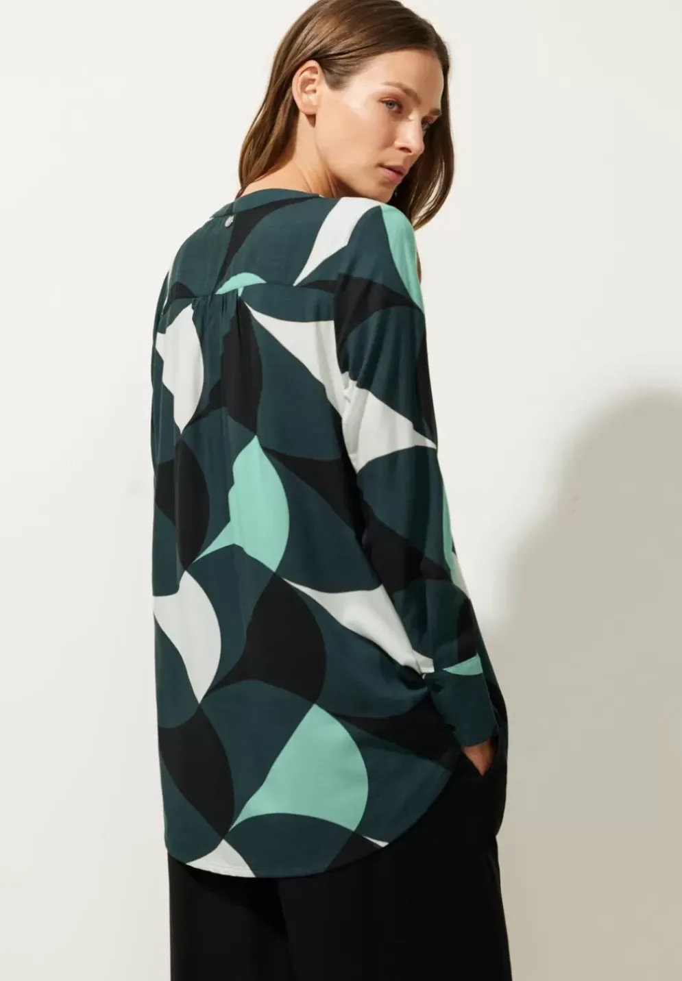 Longbluse Mit Print