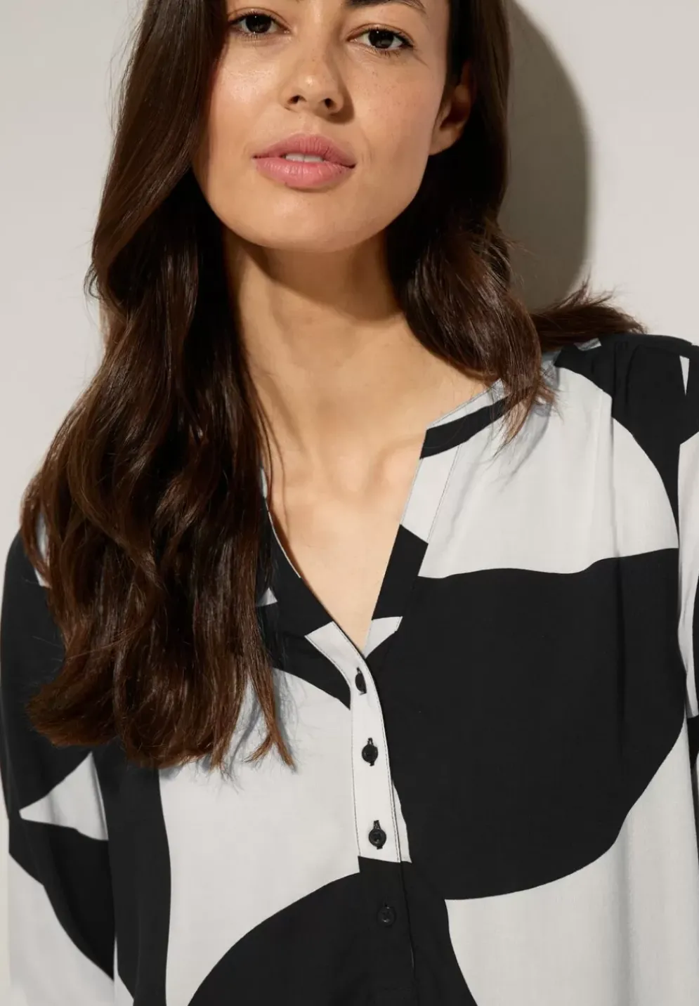 Longbluse Mit Print