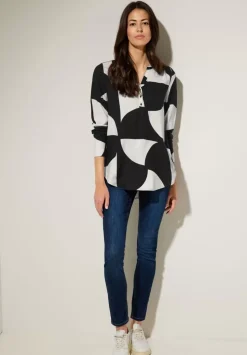 Longbluse Mit Print
