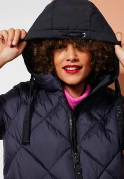 Longjacke Mit Zipperdetails
